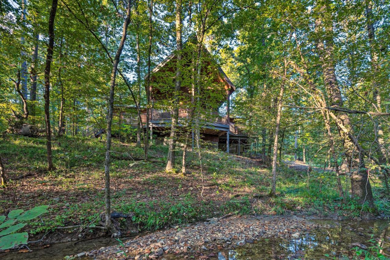 Creekside Broken Bow Cabin With Hot Tub And Fire Pit! Stephens Gap Exterior photo