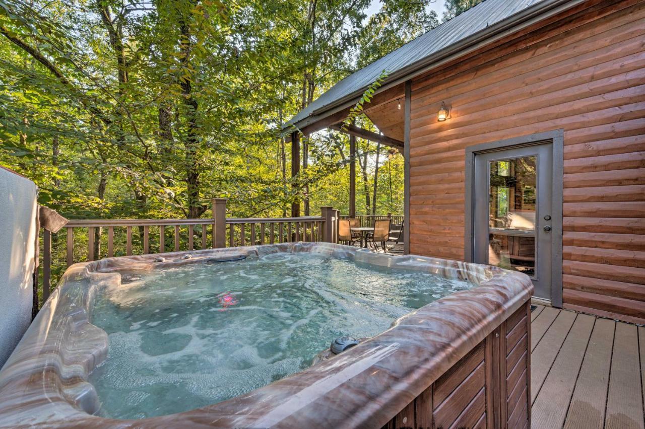 Creekside Broken Bow Cabin With Hot Tub And Fire Pit! Stephens Gap Exterior photo
